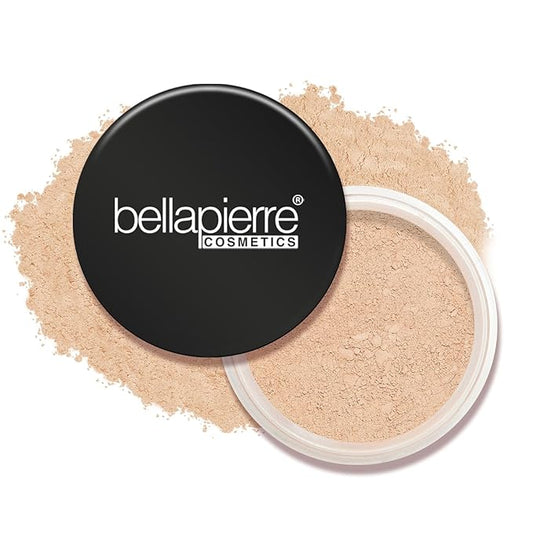 bellapierre Mineral Foundation SPF 15 - Loose Powder Foundation | Vegan & Cruelty Free Natural Makeup | Full Coverage Matte Finish | Hypoallergenic | Oil & Talc Free - 0.32 Oz - Blondie