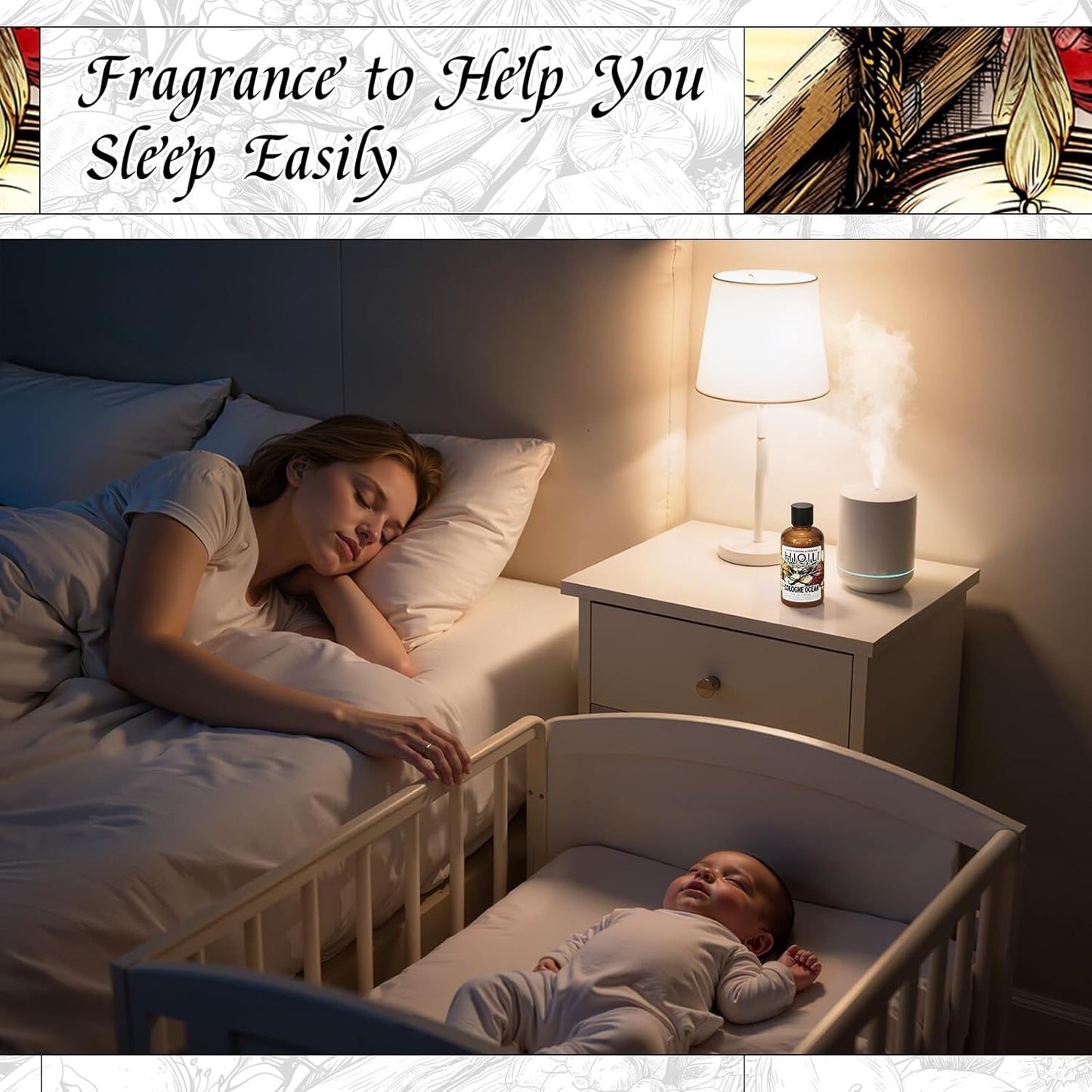 HIQILI Blanc Amour Fragrance Oil - for Candle, Soap & Perfume Making, Inspired by Byrdo Bl.nche, Floral Scent, Add to Body Oil, for Essential Oil Diffuser - 1 Fl Oz