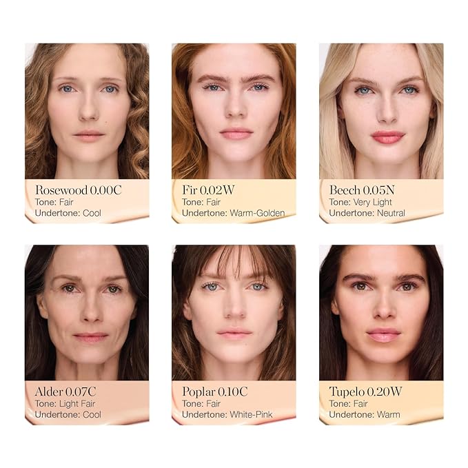 Ogee Complexion Perfecting Under Eye Concealer - Certified Organic Full Coverage Concealer - Buildable Coverage - TUPELO 0.20C - Fair (Warm Undertones)
