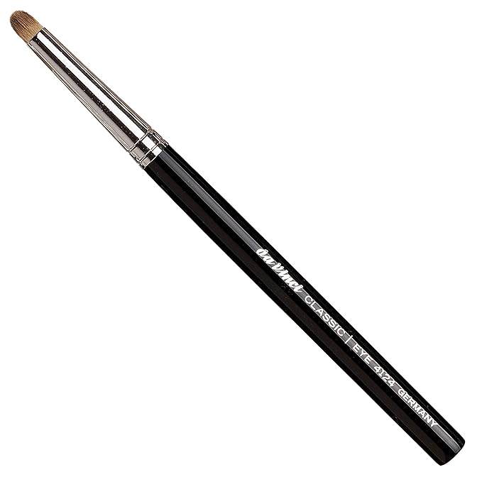 da Vinci Cosmetics Series 4124 Classic Detail Blender Round for Eyeshadow Powder/Banana Brush/Russian Red Sable, 0.5 Pound