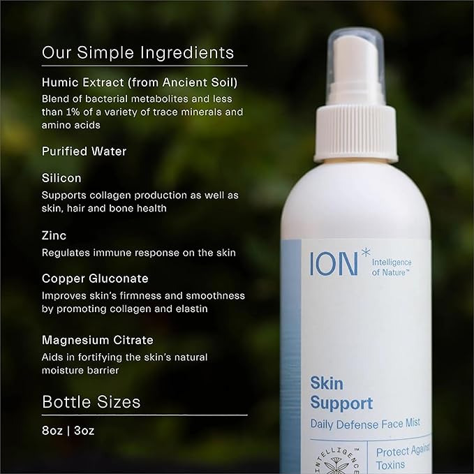 ION* Intelligence of Nature Skin Support | Skincare for Anti-Aging, Healthy Skin & Hydration to Defend Against Toxins, Reduce Redness, Improve Skin Microbiome (3.4 oz.)