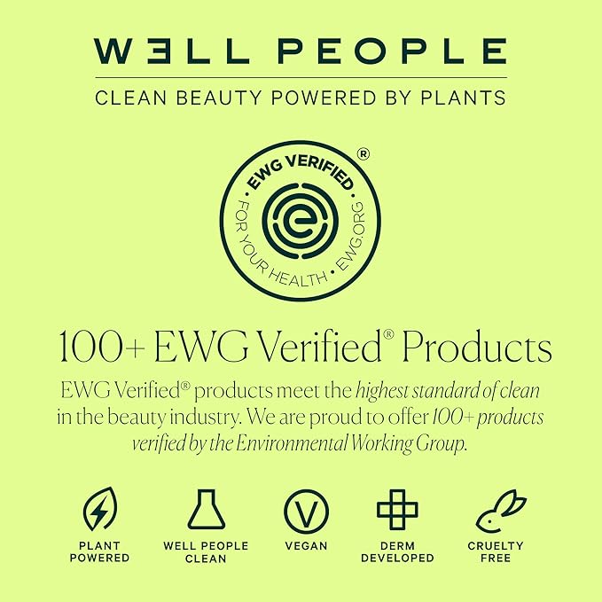 Well People Bio Powder Foundation, Lightweight & Hydrating Foundation For Perfecting & Smoothing Skin, Semi-Matte Finish, Vegan & Cruelty-free,10N