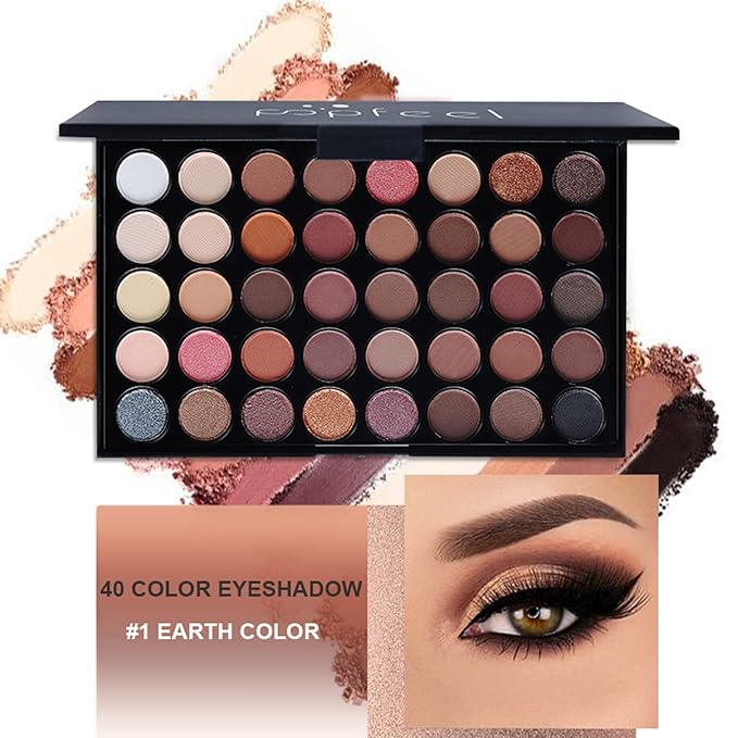 All-in-one Professional Makeup Set for Beginners, Cosmetic-Gift for Girl -Include Makeup Brush Set, Eyeshadow Palette, Powder puffs, Eyebrow Pencil, Mascara, Concealer, Lip Gloss Set -003