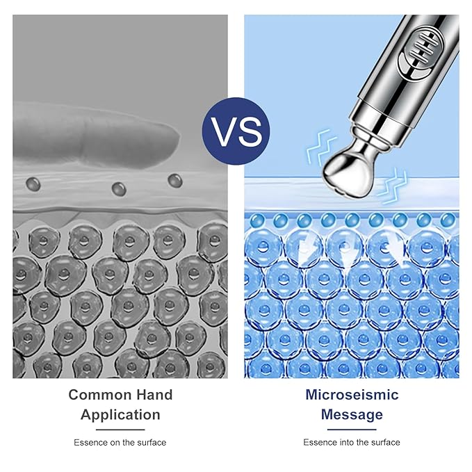 20g Eye Cream with Electric Massage, Moisturizing Anti-Wrinkles Eye Cream, Anti Aging Eye Cream for Dark Circles and Puffiness, Results in 3-4 Weeks to Reduce Fine Lines