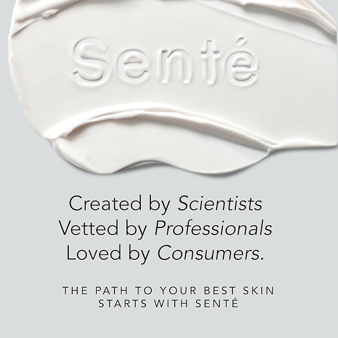Senté Illuminé Eye Cream | Diminish Dark Circles, Discoloration, Redness, and Puffiness Around The Eyes | with Patented HSA, Niacinamide and Peptides | 0.5 Oz