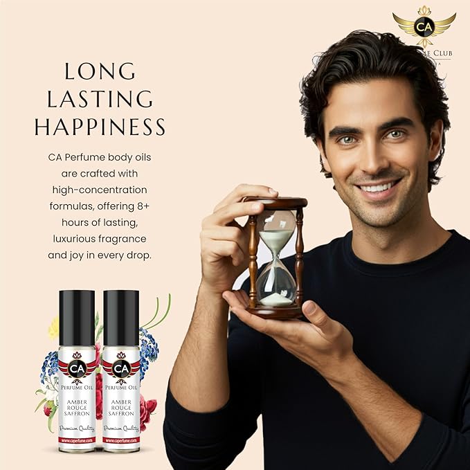 CA Perfume Impression of La Nuit Homme For Men Fragrance Body Oil Roll-On 0.3 Fl Oz/10ml
