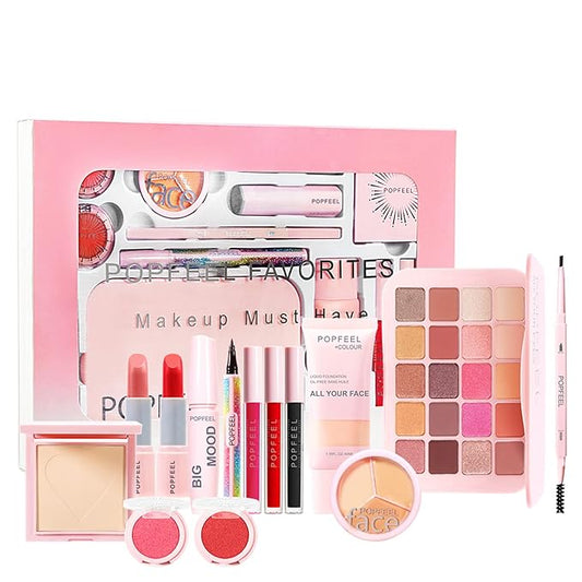 All in One Kit Makeup Kit - Civlann Professional Makeup Kit for Women Full Kit with Eyeshadow Palette, Lip Gloss, Blush, Foundation, Concealer - Essential Starter Comestic Set for Teenage Girls #2