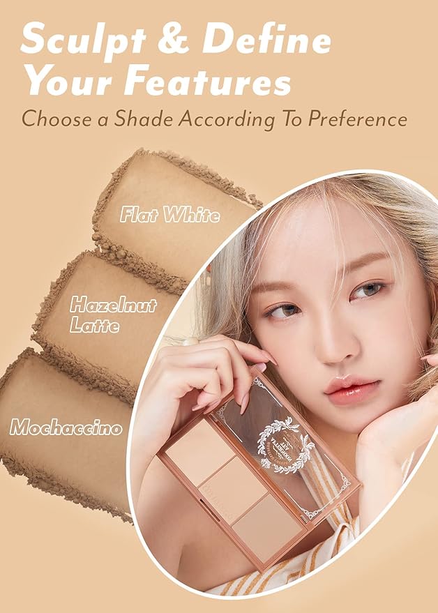 I'm Meme Palette - Afternoon Tea Contour | Roasting Coffee, Bronzer Palette for Face & Cheeks, Matte Powder Bronzer, Natural Makeup, Buildable Coverage, Light to Medium, For Warm Tone Skin, 0.4 Oz