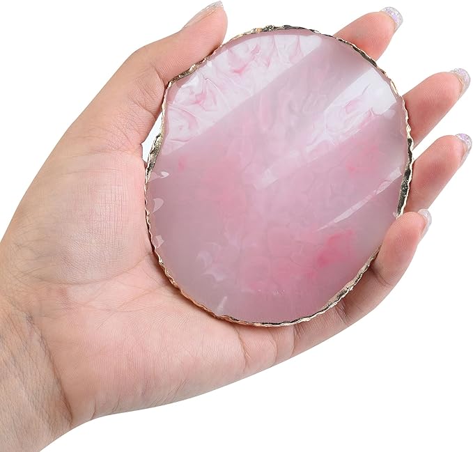 2 Pieces Nail Art Palettes Nail Polish Palette Mixing Palette Makeup Plate Nail Plates for Nail Art Nail Tip Holder Nail Art Display