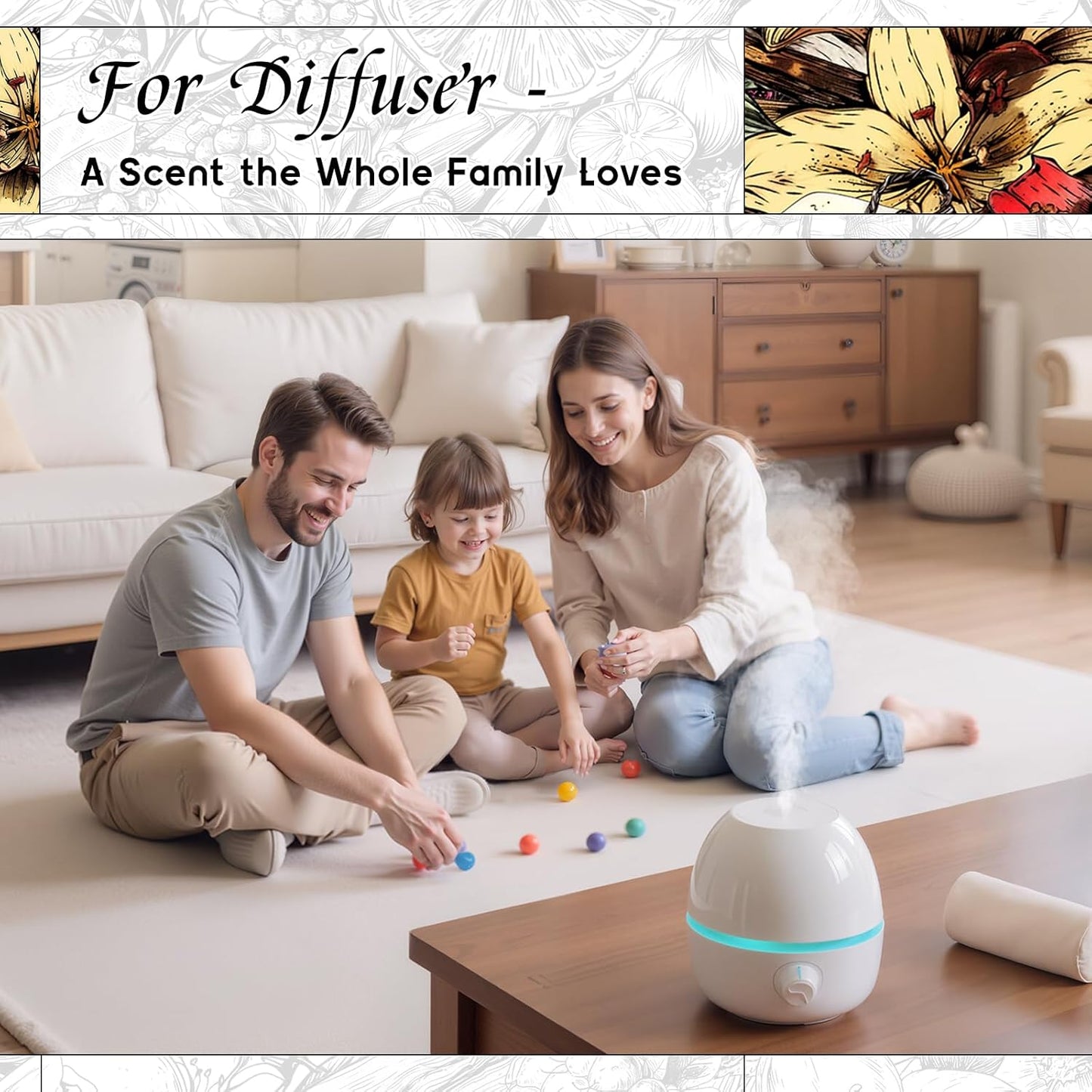 HIQILI Vanilla Fragrance Oil for Body Spray, Diffuser Use, Essential Oil for Candle, Soap, and Women Perfume Making - 1 Fl Oz