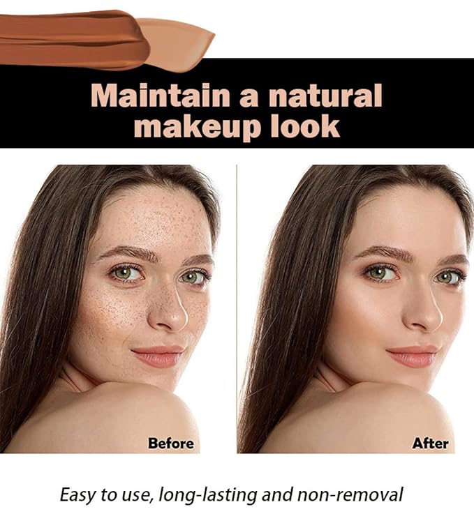 7 Color Solid Concealer Full Coverage Correcting Cream Concealer Waterproof Long-lasting Under Eye Concealer for Dark Circles Color Corrector Pro Concealer (Color 04)