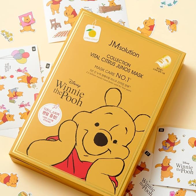 JMsolution Disney Collection Vital C mask- Brightening Elastic -Korean Skin care facial mask 10EA