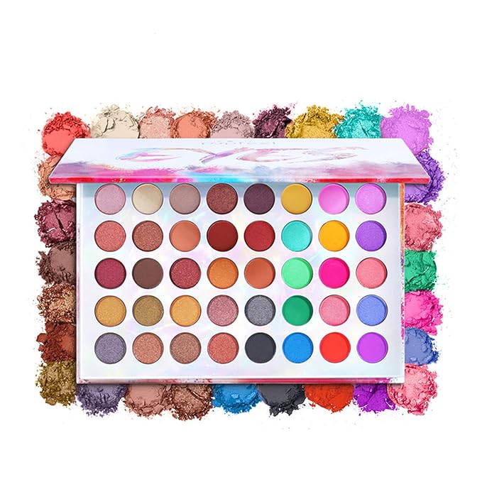 All-in-one Makeup Set Holiday Gift | Full Makeup Kit for Women Essential Starter Bundle Include Eyeshadow Palette Lipstick Blush Cream Concealer Face Powder Eyeliner Mascara Lipgloss Brush