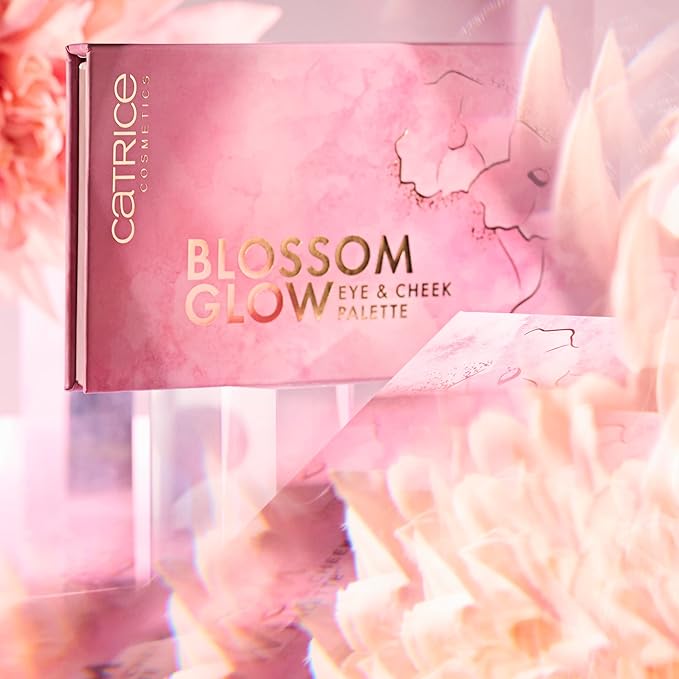 Catrice | Blossom Glow Eye & Cheek Palette | Multi-Use Make Up with Eyeshadows, Blush & Highlighter | Highly Pigmented Matte & Shimmer Shades | Travel Friendly | Vegan & Cruelty Free