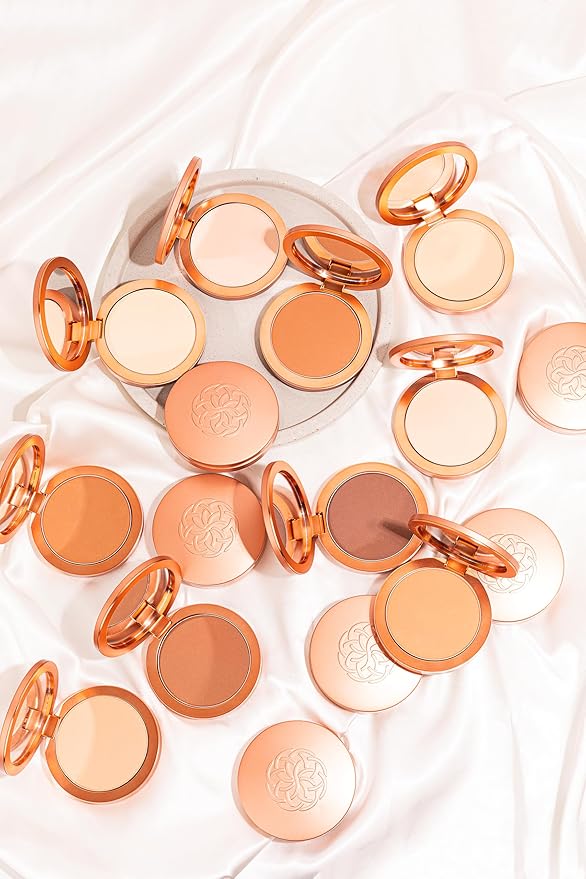 YENSA Super Serum Silk Powder Foundation - Matte Foundation Makeup to Blur and Smooth Pores - Provides a Radiant and More Even Skin Tone for a Natural, Healthy Glow - Fair 1 (0.35 oz)