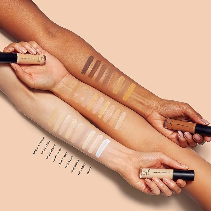 e.l.f. 16HR Camo Concealer, Full Coverage & Highly Pigmented, Matte Finish, Rich Chocolate, 0.203 Fl Oz (6mL)