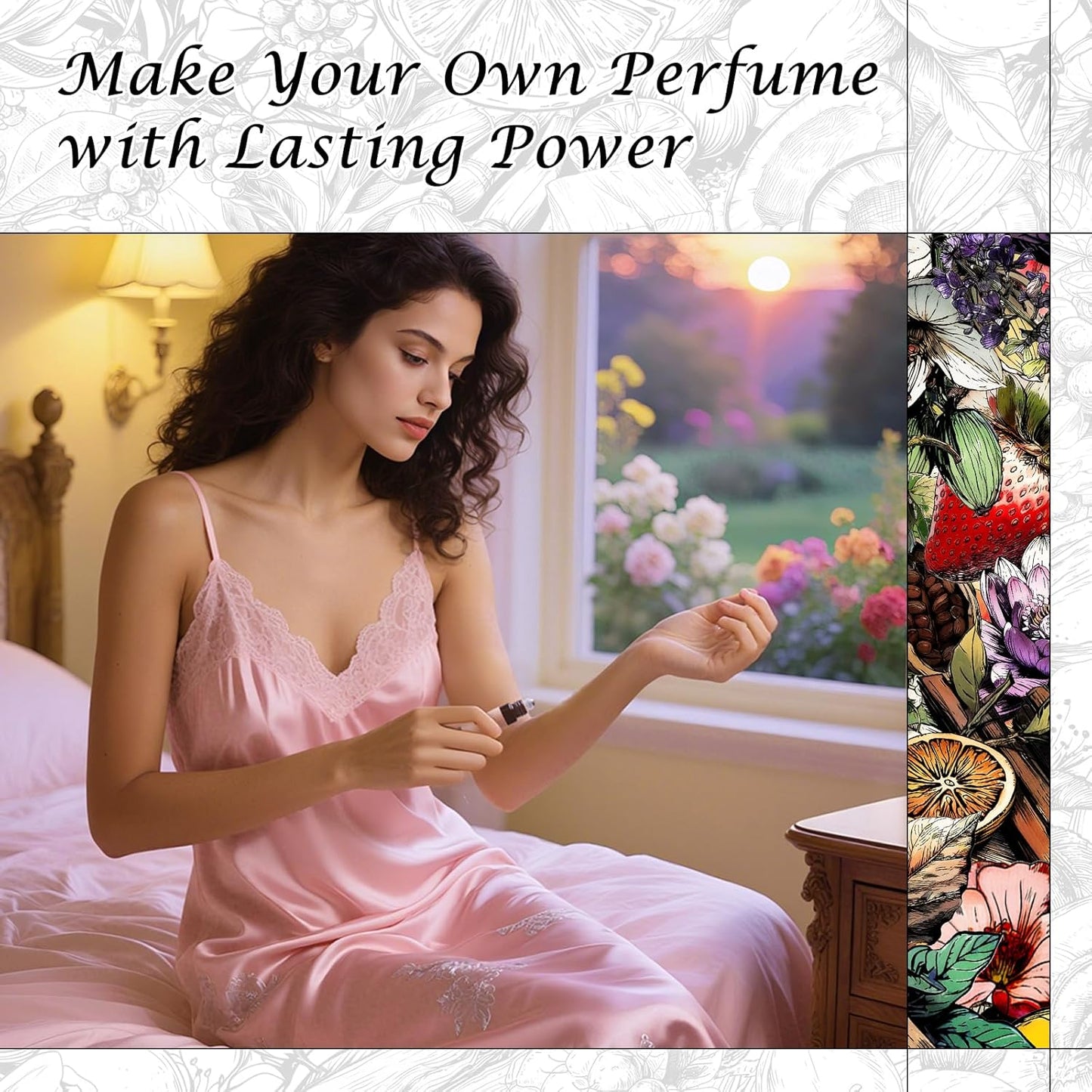 HIQILI Life Serendipity Fragrance Oil for Candle Making, Inspired by Chane. Chance, DIY Perfume, Bath Bombs, Aromatherapy, Long-Lasting Scent - 5.07 Fl Oz