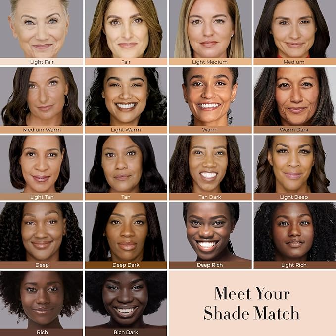 LUMINESS Airbrush Spray Silk Foundation Starter Kit - Warm Dark - Foundation, Primer & Dual-Sided Angled Buffing Brush - Medium, Buildable Coverage, Anti-Aging Formula Hydrates & Moisturizes