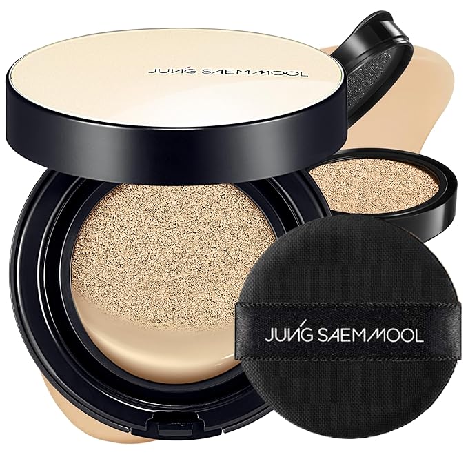 [JUNGSAEMMOOL OFFICIAL] Essential Skin Nuder Cushion (07 Medium) | Refill Included | Natural Finish | SPF50 Broad Spectrum | Makeup Artist Brand