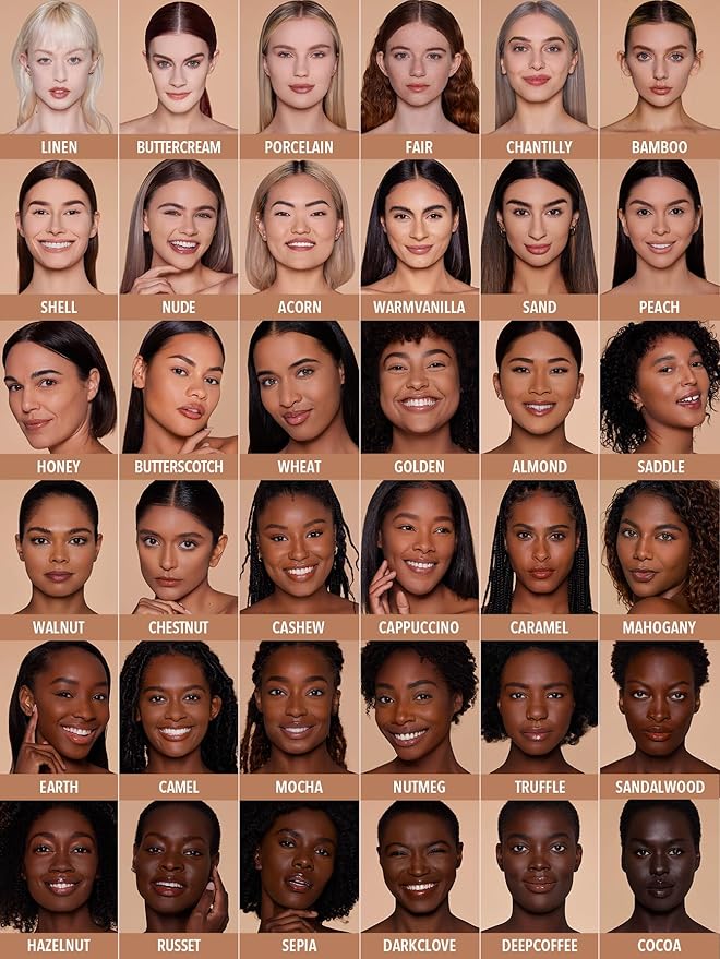 SHEGLAM SKin-Focus Full Coverage Powder Foundation Oil-Control Lightweight Face Pressed Powder Makeup-Earth