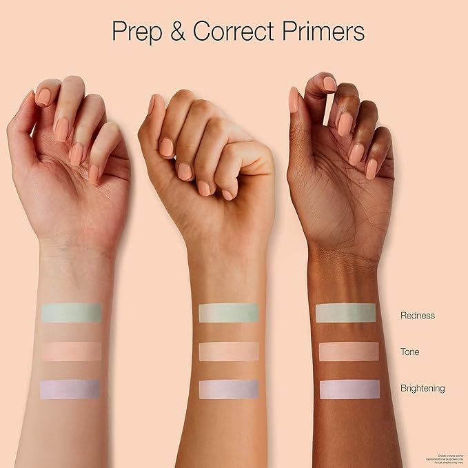 Neutrogena Prep + Correct Primer for Brightening Skin, Illuminating Makeup Primer with Seaweed Extract to Help Brighten Skin & Minimize Pores, 1.0 oz