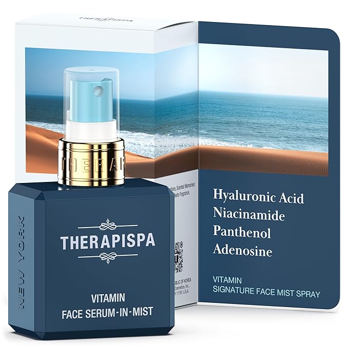 Face Serum-In-Mist – Glow-Boosting Face Mist & Spray Serum with Niacinamide, Panthenol & Hyaluronic Acid for Smoothing & Hydrating Skin (Vitamin, 2.0 fl oz)