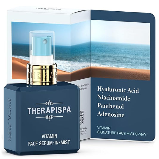 Face Serum-In-Mist – Glow-Boosting Face Mist & Spray Serum with Niacinamide, Panthenol & Hyaluronic Acid for Smoothing & Hydrating Skin (Vitamin, 2.0 fl oz)