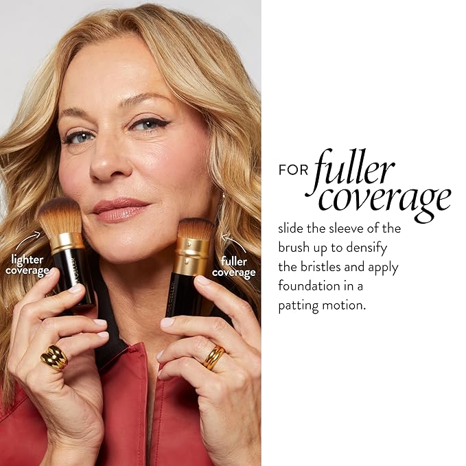 LAURA GELLER NEW YORK Award-Winning Baked Balance-n-Brighten Color Correcting Powder Foundation - Medium - Buildable Light to Medium Coverage - Demi-Matte Natural Finish