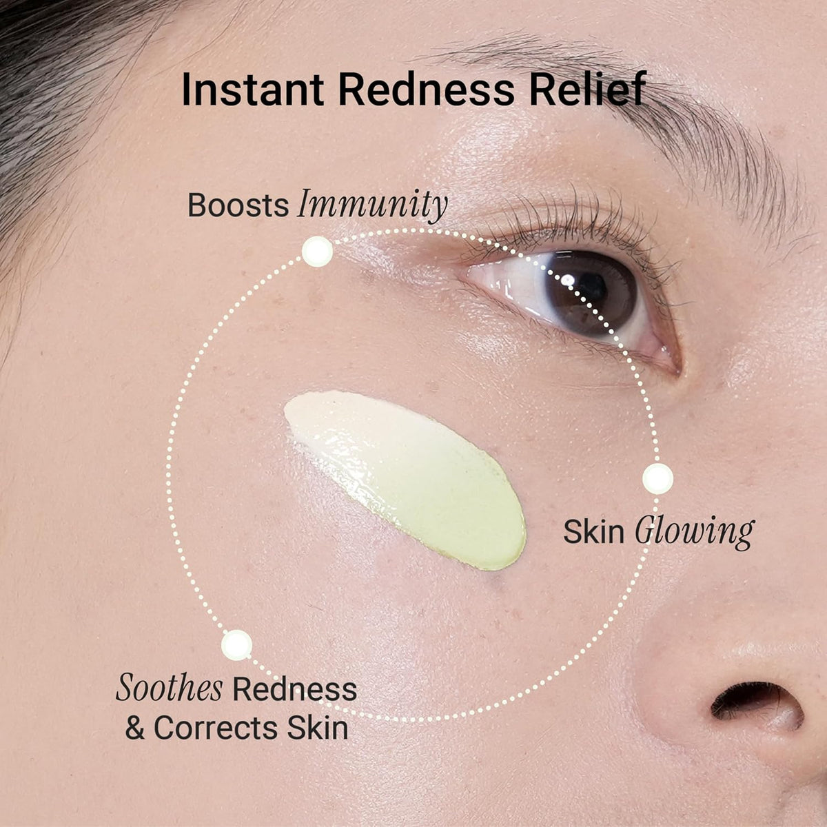 Meebak Cica Redness Solution Cream | Redness Relief for Face | Green Color-Corrector | BB Cream for Sensitive Skin | Green Color Corrector - Fair to Medium Skin