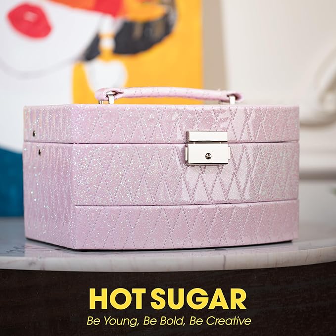 Hot Sugar Girls Makeup Kit for Birthday Gift, All in One Beginner Makeup Kit for Women Full Kit, Christmas Makeup Set for Teens 10 12 13 16 Includes Real Cosmetics and Makeup Tools (PINK)