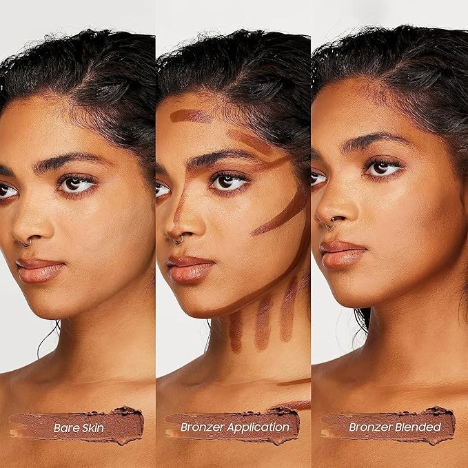 2023 Upgrade Contour Stick, 2 Colors Double-end Contour Highlighter Stick Contour Stick Face Highlighter Contour Makeup Contouring Sticks Cream Concealer (Lotus, Light Brown)