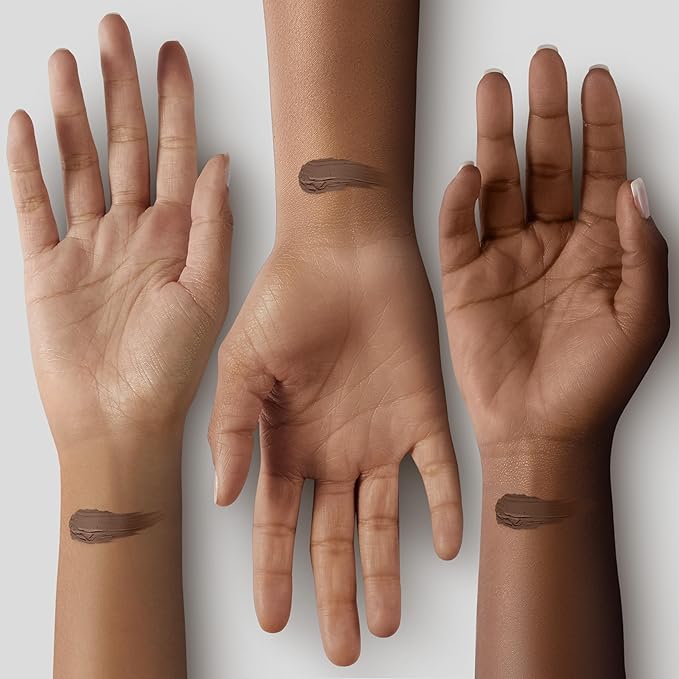 e.l.f. Hydrating Camo Concealer, Lightweight, Full Coverage, Long Lasting, Conceals, Corrects, Covers, Hydrates, Highlights, Rich Ebony, Satin Finish, 25 Shades, All-Day Wear, 0.20 Fl Oz