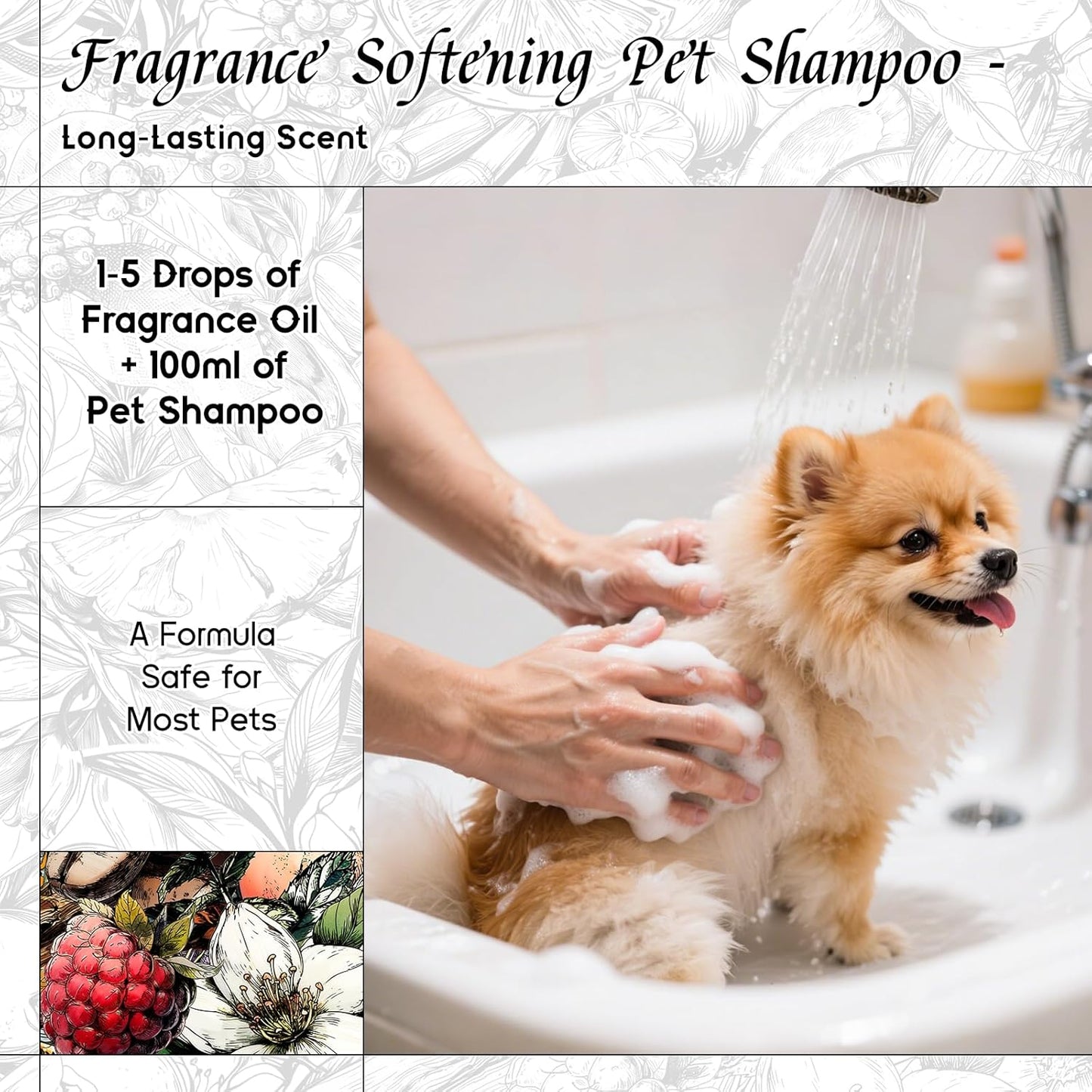 HIQILI Cherry Whispers‌ Fragrance Oil for Soap, Candle Making, Inspired by E.scd Cherry in-t.Air, Wool Dryer Balls, Home Luxury Scents for Laundry & Bathroom Use - 1 Fl Oz