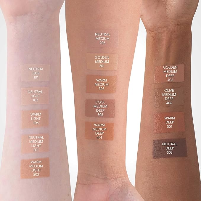 CLE Cosmetics CCC Cream (Neutral Medium 206 / SPF 50) - Color Correcting CC Cream with Sunscreen - Lightweight, Hydrating, Light to Medium Coverage Foundation - BB & CC Cream Hybrid - 1 fl oz