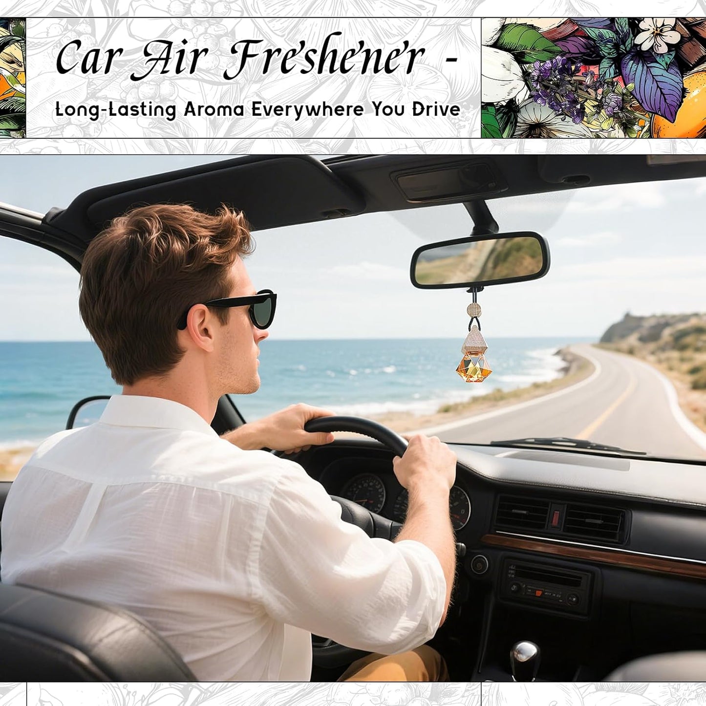 HIQILI Beach Walk Fragrance Oil for Diffuser & Humidifier, Candle & Soap Making, Luxury Hotel Scents, Perfect as a Gift - 5.07 Fl Oz