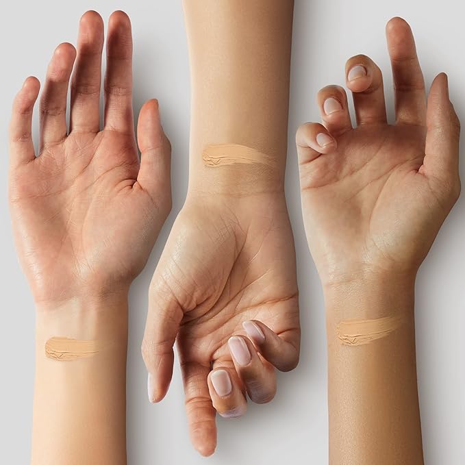e.l.f. Hydrating Camo Concealer, Lightweight, Full Coverage, Long Lasting, Conceals, Corrects, Covers, Hydrates, Highlights, Tan Sand, Satin Finish, 25 Shades, All-Day Wear, 0.20 Fl Oz