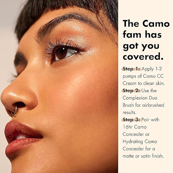 e.l.f. Camo CC Cream, Color Correcting Medium-To-Full Coverage Foundation with SPF 30, Rich 650 C, 1.05 Oz (30g)