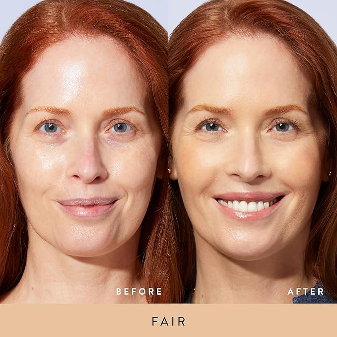 LAURA GELLER NEW YORK Baked Balance-n-Brighten Foundation with Kabuki Brush Makeup Set, Fair