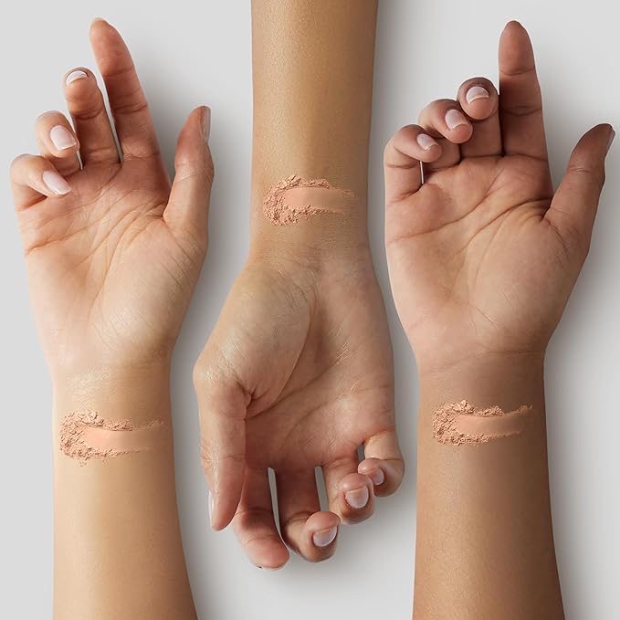 KIMUSE Lighting Glow Baked Foundation, Brighten Color, Color Corrector, Buildable Coverage, Lightweight Powder Foundation, Radiant Natural Finish