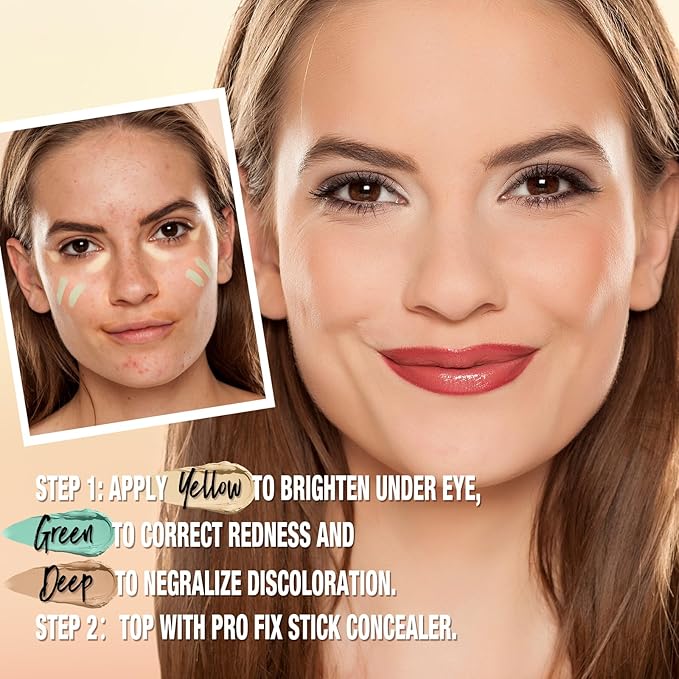 LANGMANNI Multi-Use Face Contour Stick,Highlighter & Concealer Stick, Combo Use For Correcting Color Balancing (#01+#02+#03+#04, 4 Count (Pack of 1))