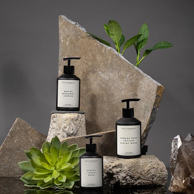 ENVIRONMENT Inspired by 5-Star Hotels MRT Lotion, 300ml Luxury Scented Lotion (Grapefruit | Red Currant | Jasmine) Bathroom Luxury, Men & Women High-End Body Lotion, Hand Cream, Dry Skin Treatment