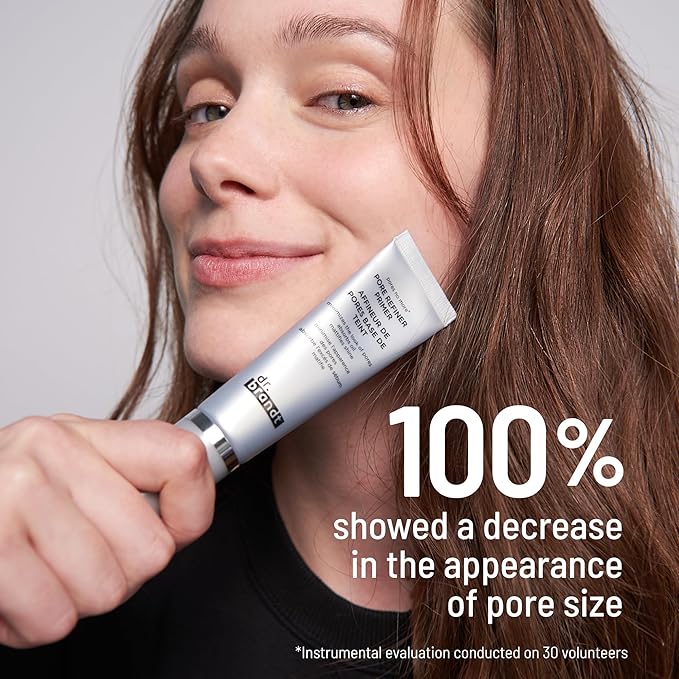Dr. Brandt Pores No More, Pore Refiner Primer - Instantly Minimizes the Appearance of Pores, Absorbs Oil & Mattifies Shine - 1.0 fl oz