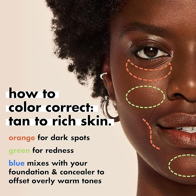 e.l.f. Camo Color Corrector, Hydrating & Long-Lasting Color Corrector For Camouflaging Discoloration, Dullness & Redness, Vegan & Cruelty-Free, Orange