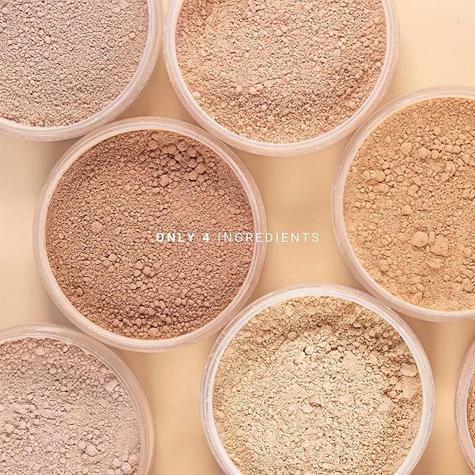 Mineral Powder Foundation - Longwear, Lightweight, Smooth Powder Formula - Blurring, Skin-Perfecting Finish - Vegan and Cruelty Free Formula - 026 Yrsa - 0.25 oz