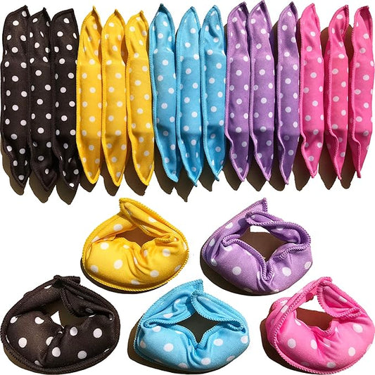 Aimin Hair Heatless Curlers, Soft Hair Curlers To Sleep In, Overnight Heatless Curls For Long Hair, No Heat Foam Curlers, Satin Sponge Rollers For Hair (40 pcs, light colour) …