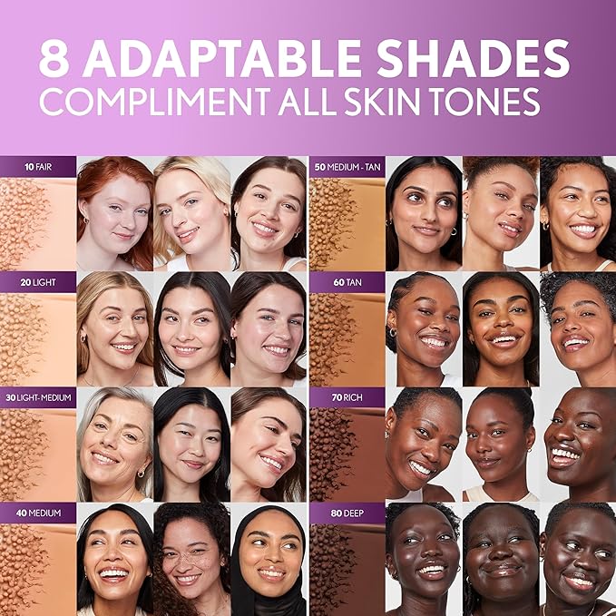 Covergirl Simply Ageless Skin Perfector Essence Foundation, 30 Light-Medium, Tinted Skin Perfector, Skincare Makeup Hybrid, Sheer Tint, Radiant Finish, Skin-Like Finish, Vegan Formula, 1.0oz