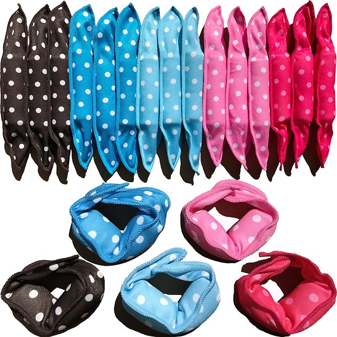 Aimin Hair Heatless Curlers, Soft Hair Curlers To Sleep In, Overnight Heatless Curls For Long Hair, No Heat Foam Curlers, Satin Sponge Rollers For Hair(30 pcs, neutral colour) …
