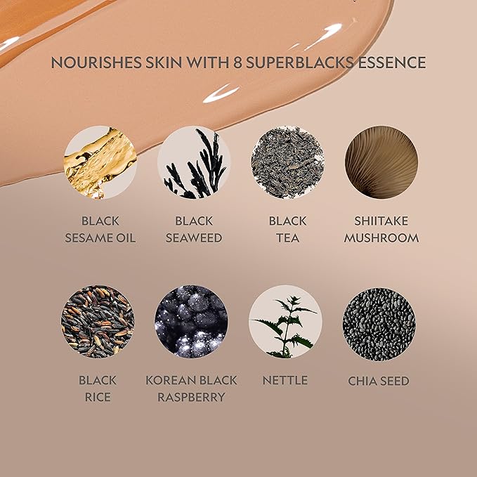 YENSA Super Silk Foundation - Full Coverage, Age-defying complex of Vitamin C, E, Ferulic, and Bakuchiol Oil (Tan 2) 1.0 fl oz